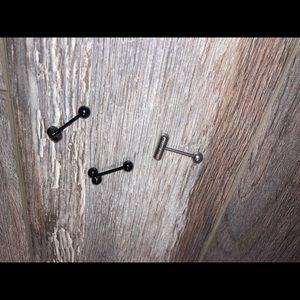 Brand new tongue piercing